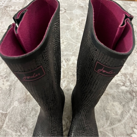 Joules rain boots rubber size 8 - Picture 12 of 14